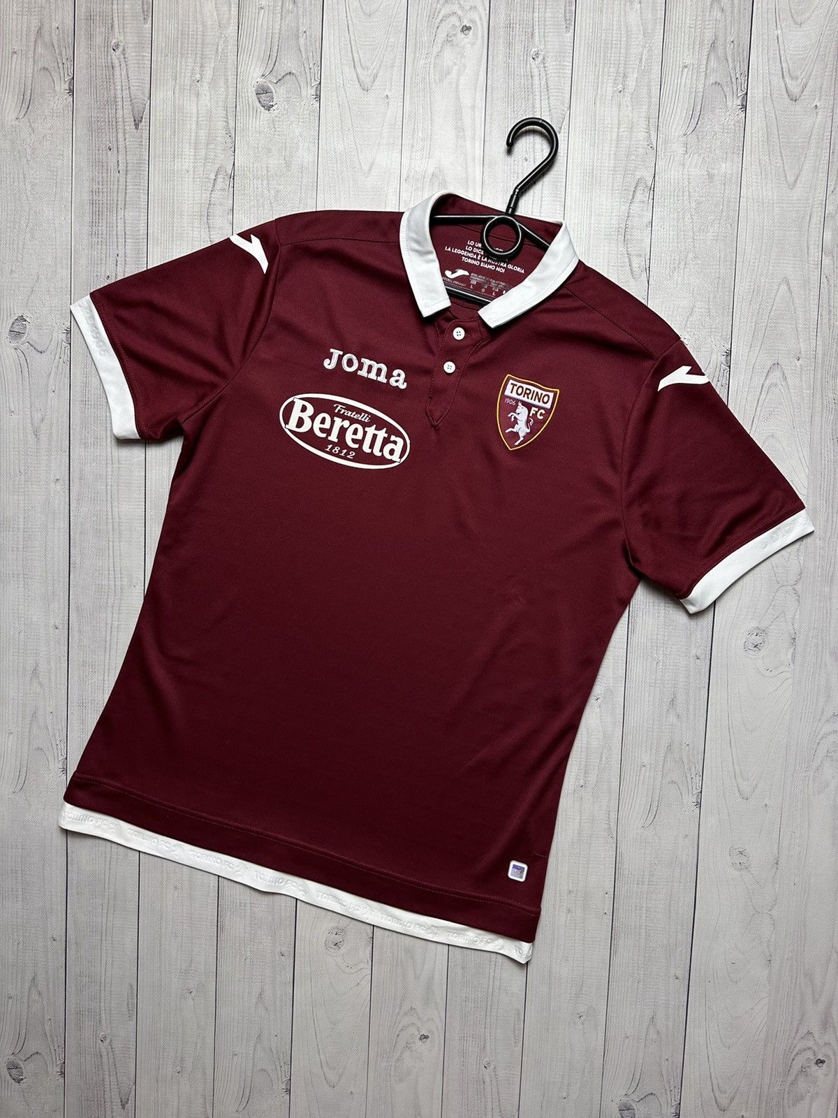 Vintage Vintage Joma Torino soccer jersey size L red logo Size US L / EU 52-54 / 3 - 1 Thumbnail