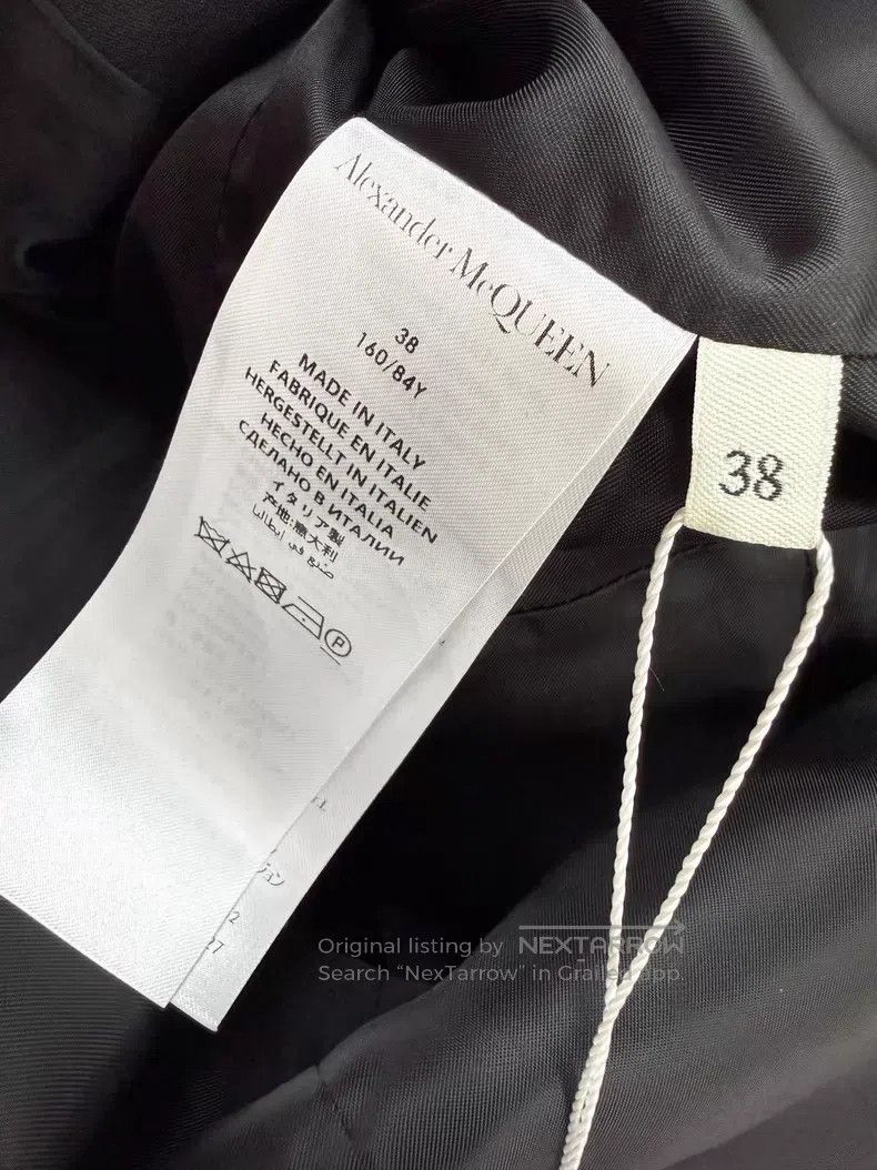Alexander McQueen Alexander Mcqueen Pin white suit collar waist long-sleeved Size XS / US 0-2 / IT 36-38 - 6 Thumbnail