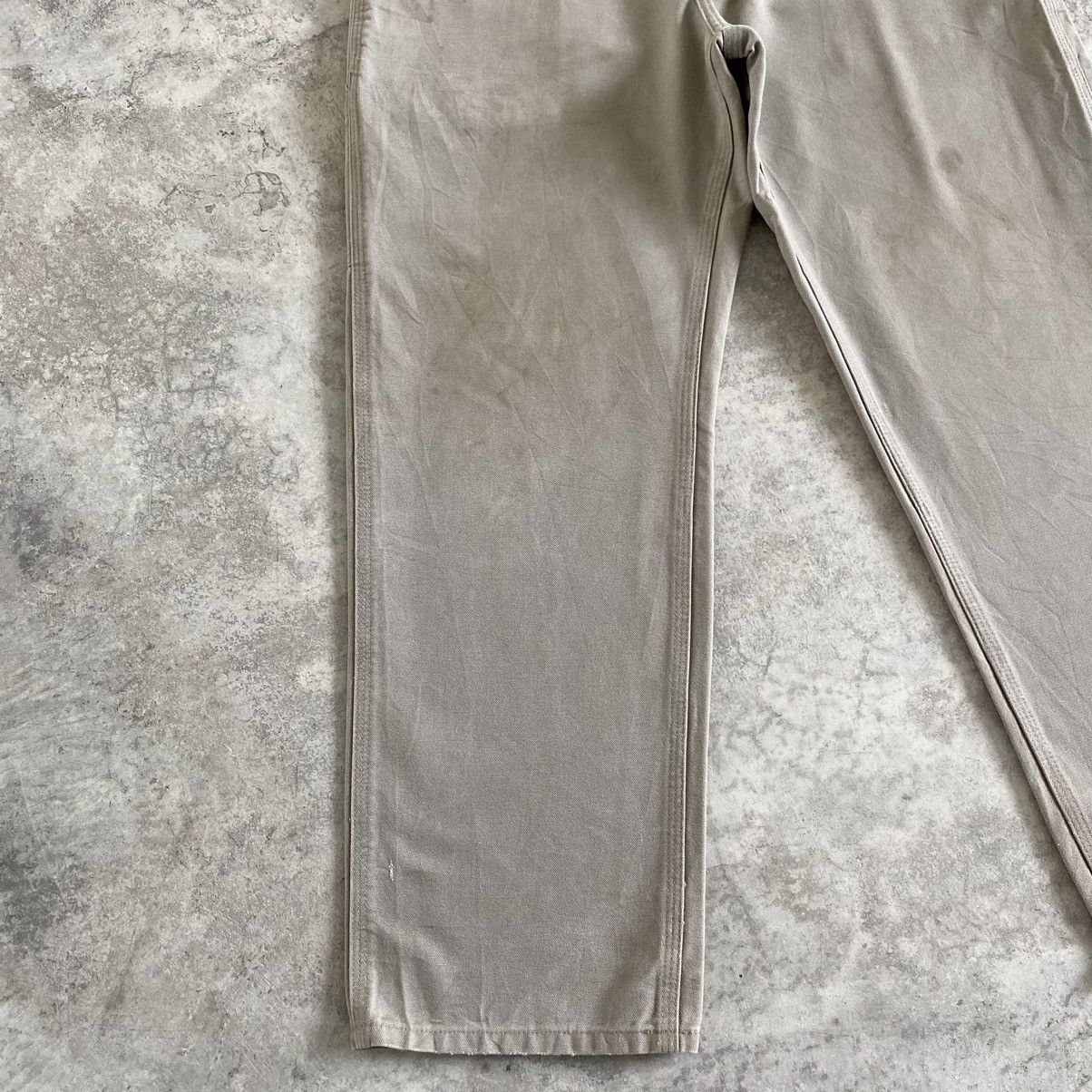 Carhartt Vintage Carhartt Desert Grey Dirty Carpenter Pants Size US 33 - 5 Thumbnail