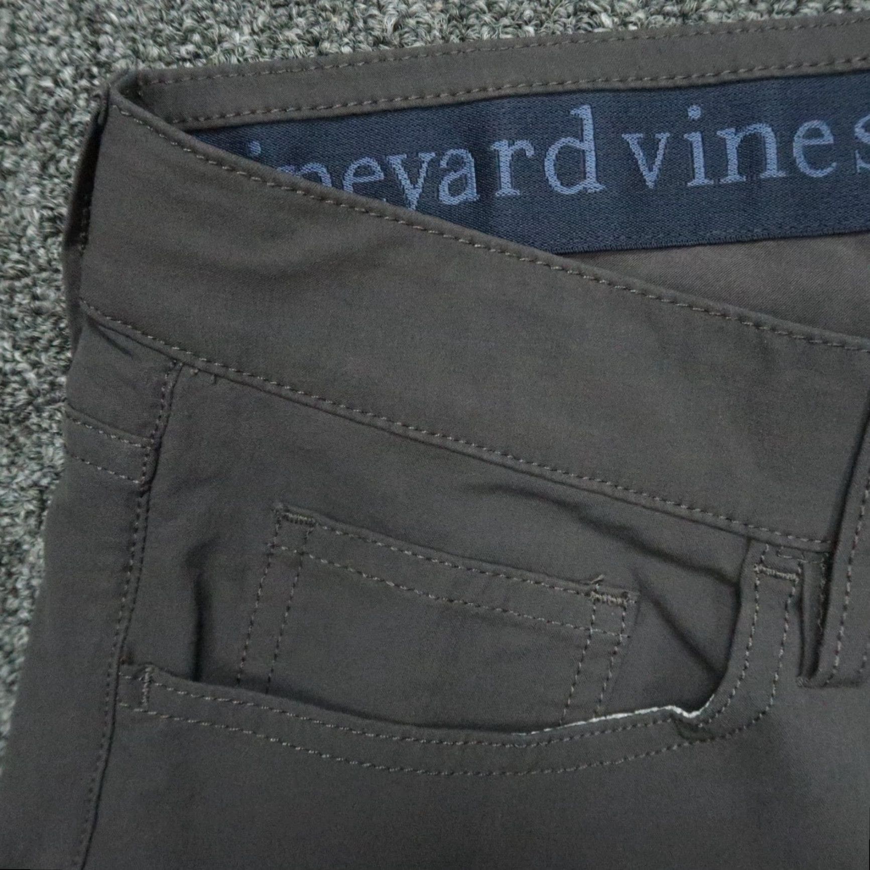 Vineyard Vines Vineyard Vines Pants Men 28x32 Gray OTG Performance Trouser Chino Strech Size US 28 / EU 44 - 3 Thumbnail