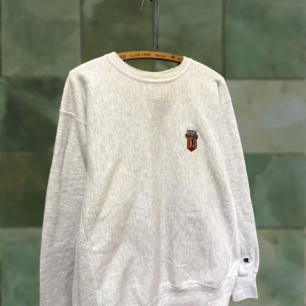 Champion VINTAGE Champion Reverse Weave Sweatshirt Golf 90s XL Men Gray Pullover Classic Burnet Senior Size US XL / EU 56 / 4 - 1 Thumbnail
