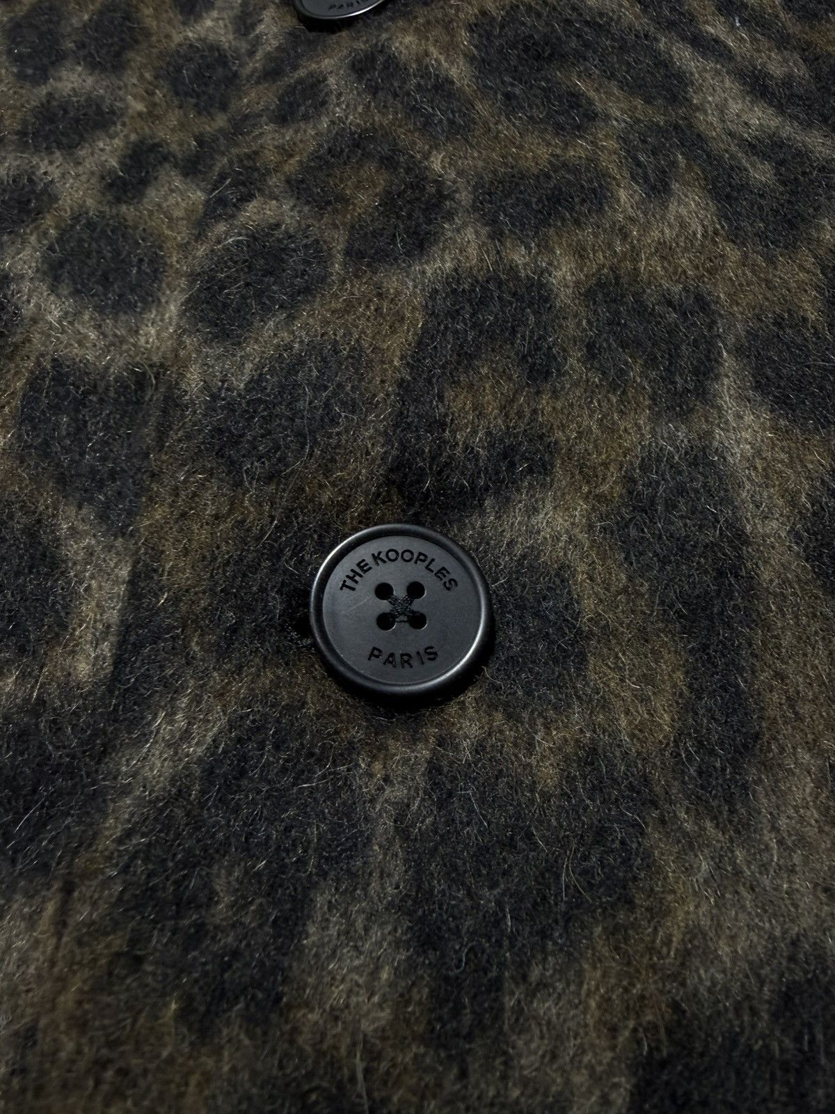 The Kooples The Kooples Leopard Wool Coat Size US XS / EU 42 / 0 - 9 Thumbnail