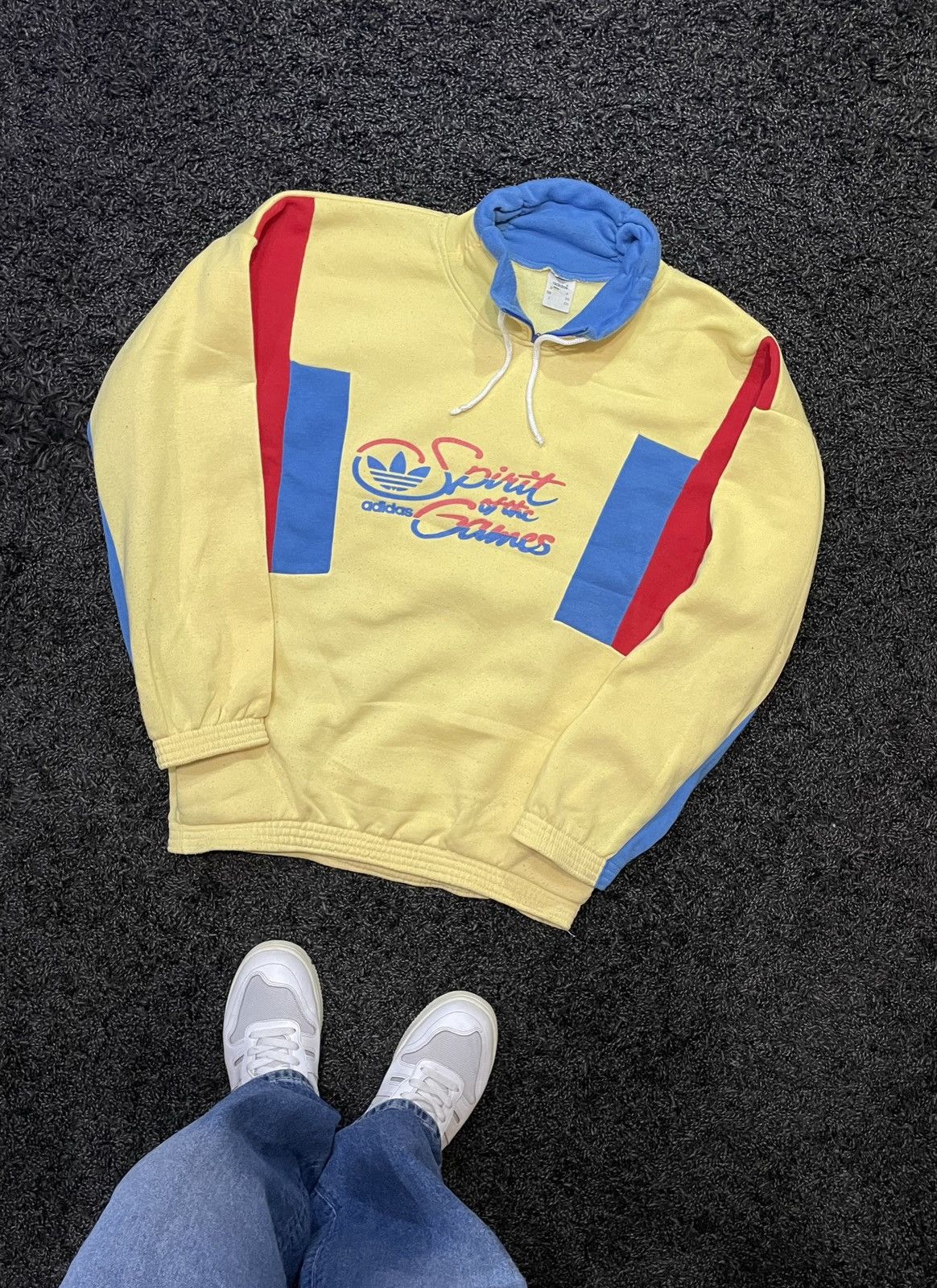 Adidas × Vintage 🔥ADIDAS RARE SWEATSHIRT 90s VINTAGE SPIRIT jacket Y2K🔥 Size US M / EU 48-50 / 2 - 3 Thumbnail