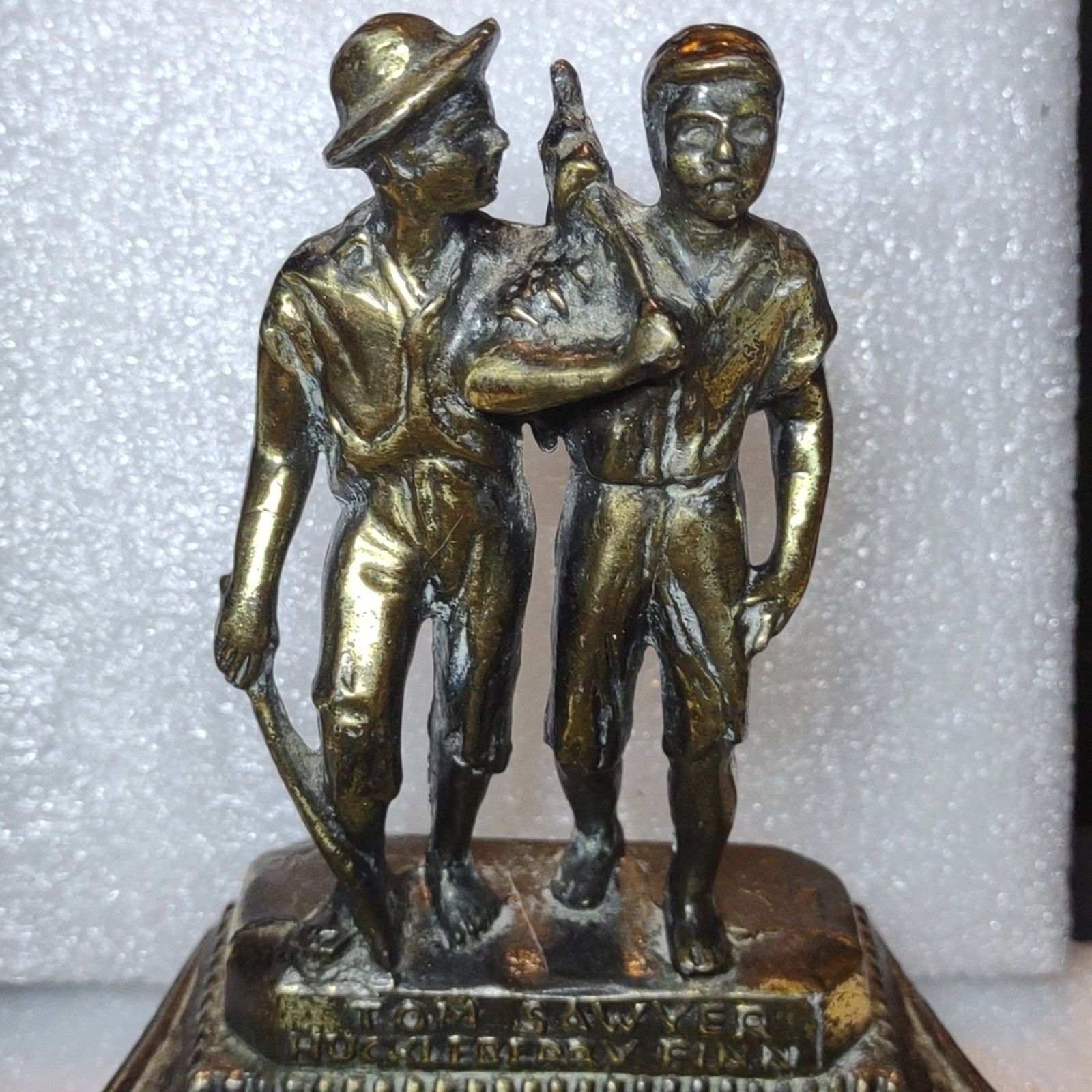 Other Handmade Brass Tom Sawyer~Huckleberry Finn RARE 1 of a kind! Size ONE SIZE - 3 Thumbnail