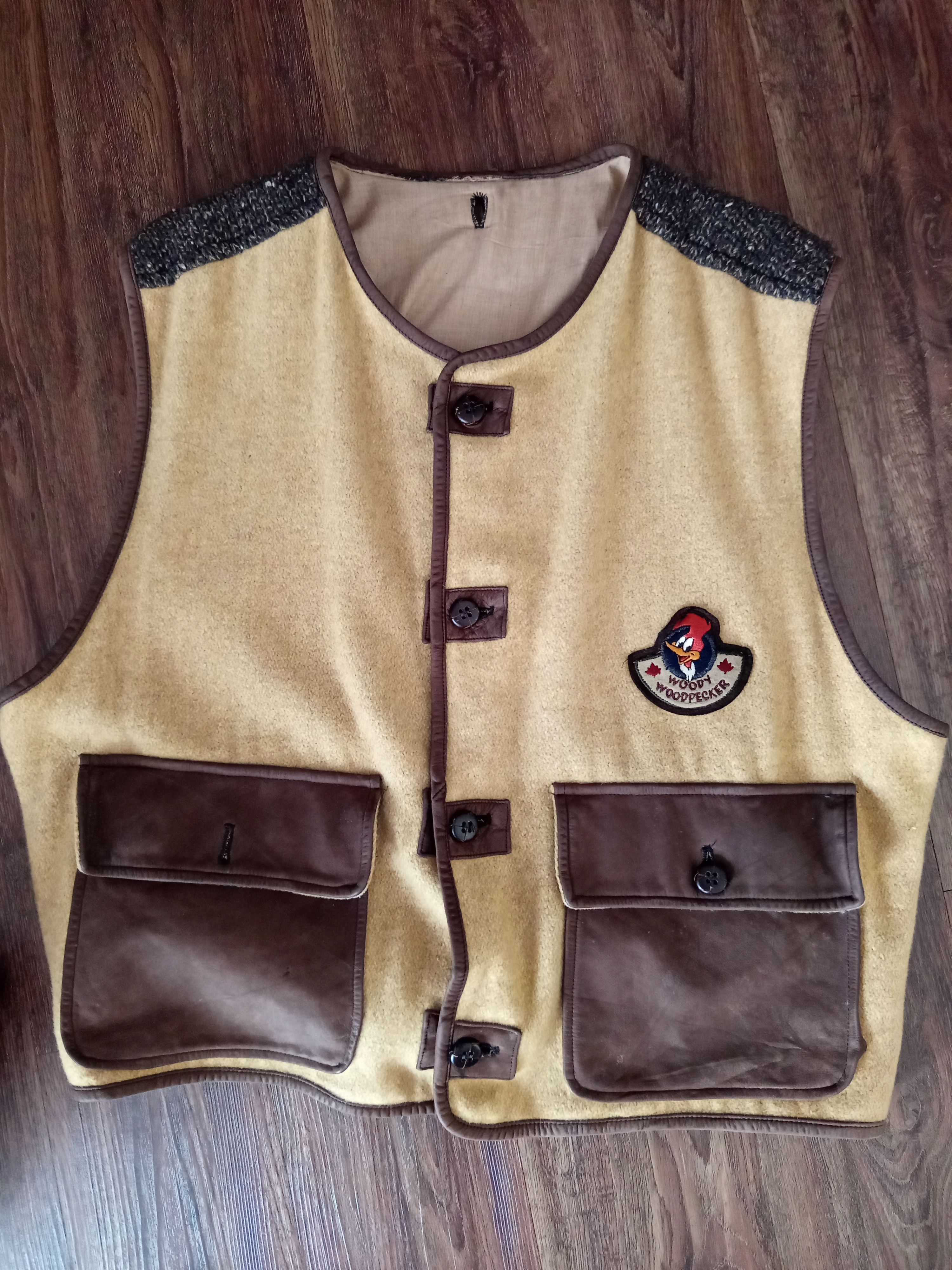 Jean Charles De Castelbajac 1990s JC de Castelbajac Detachable Jacket Woody Woodpecker Size US M / EU 48-50 / 2 - 24 Thumbnail