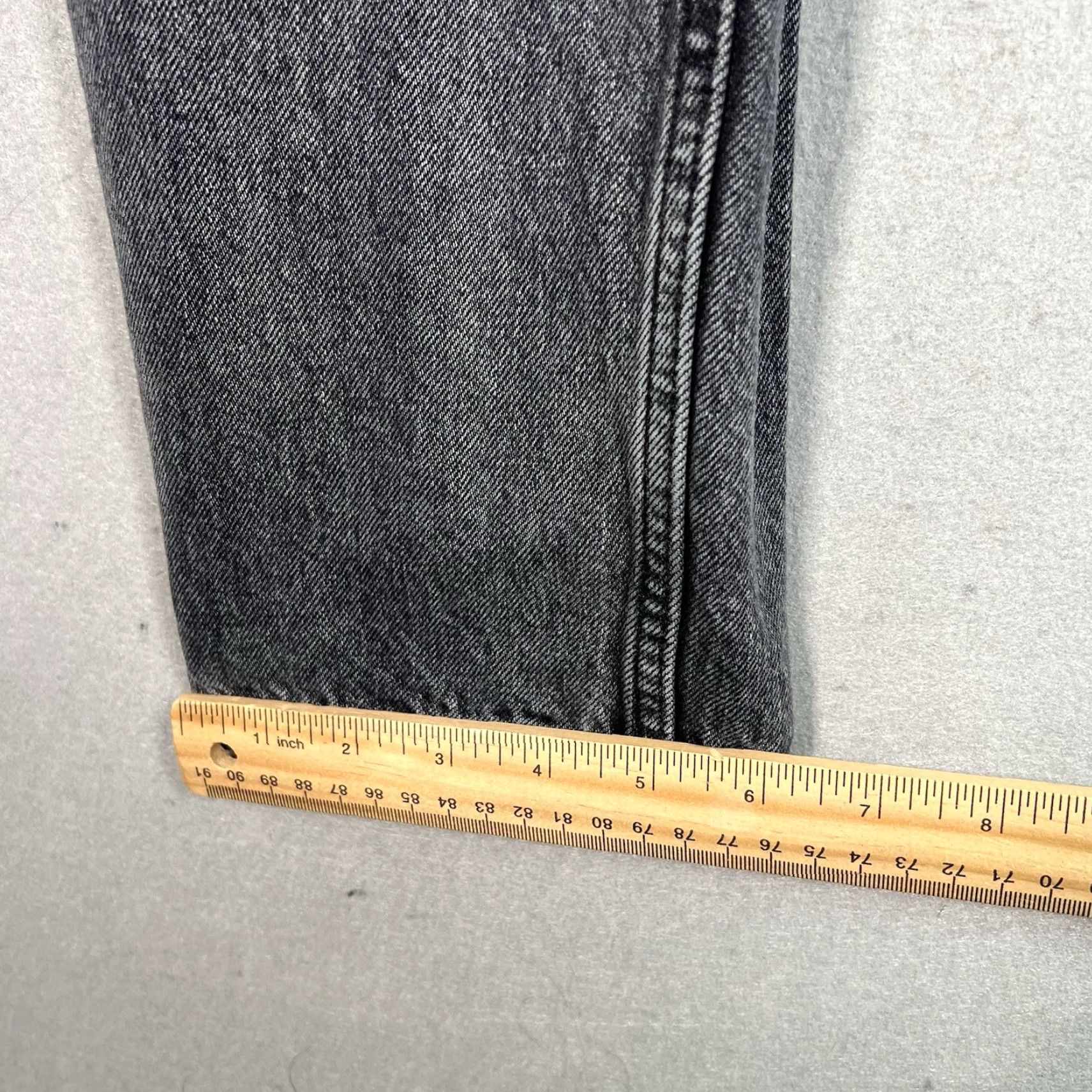 Everlane VINTAGE Everlane Jeans Womens Size 26 Black Organic Cotton Tapered Leg 90s Style Boyfriends? Size 26" / US 2 / IT 38 - 6 Thumbnail