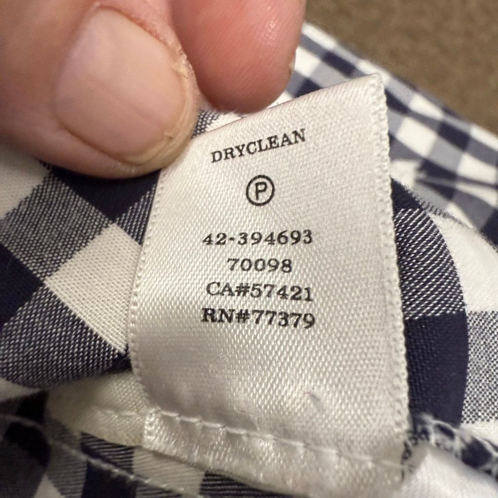 Ann Taylor Women's Ann Taylor Black White Gingham Cropped Pants Size 2 Size 26" / US 2 / IT 38 - 11 Thumbnail