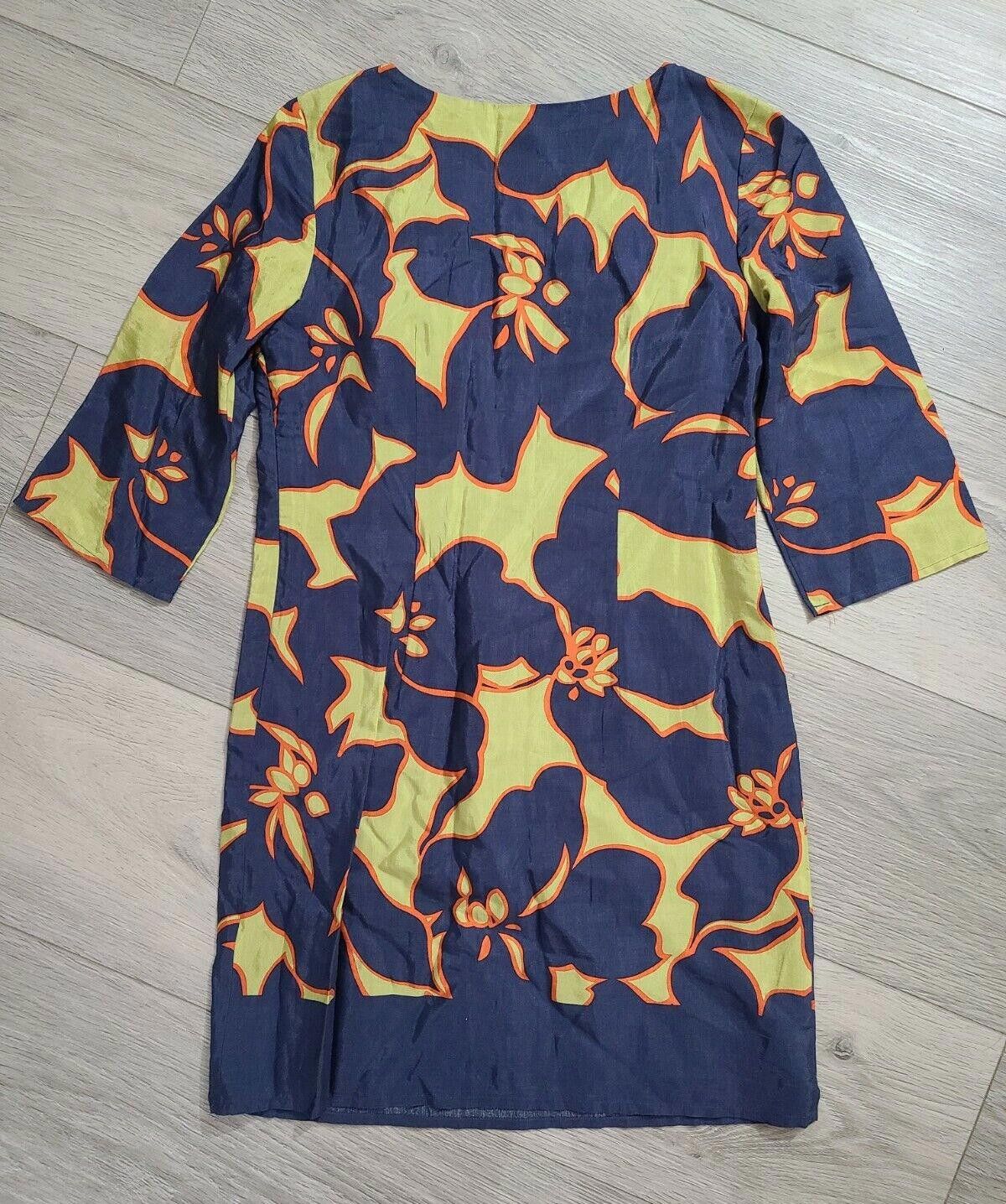 Designer Ann Taylor Loft Dress 2p Petite Mod Floral Short Size XS / US 0-2 / IT 36-38 - 8 Thumbnail