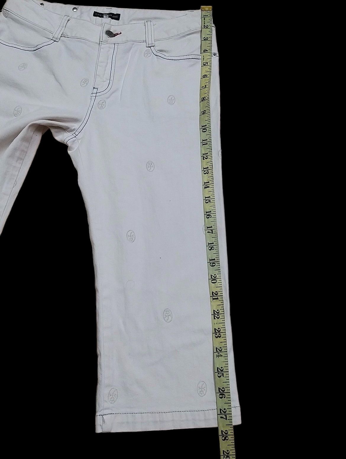 Disney × Jean Charles De Castelbajac JEAN CHARLES DE CASTELBAJAC EMBROIDERY LOGO 3/4 DENIM PANT Size US 30 / EU 46 - 12 Thumbnail