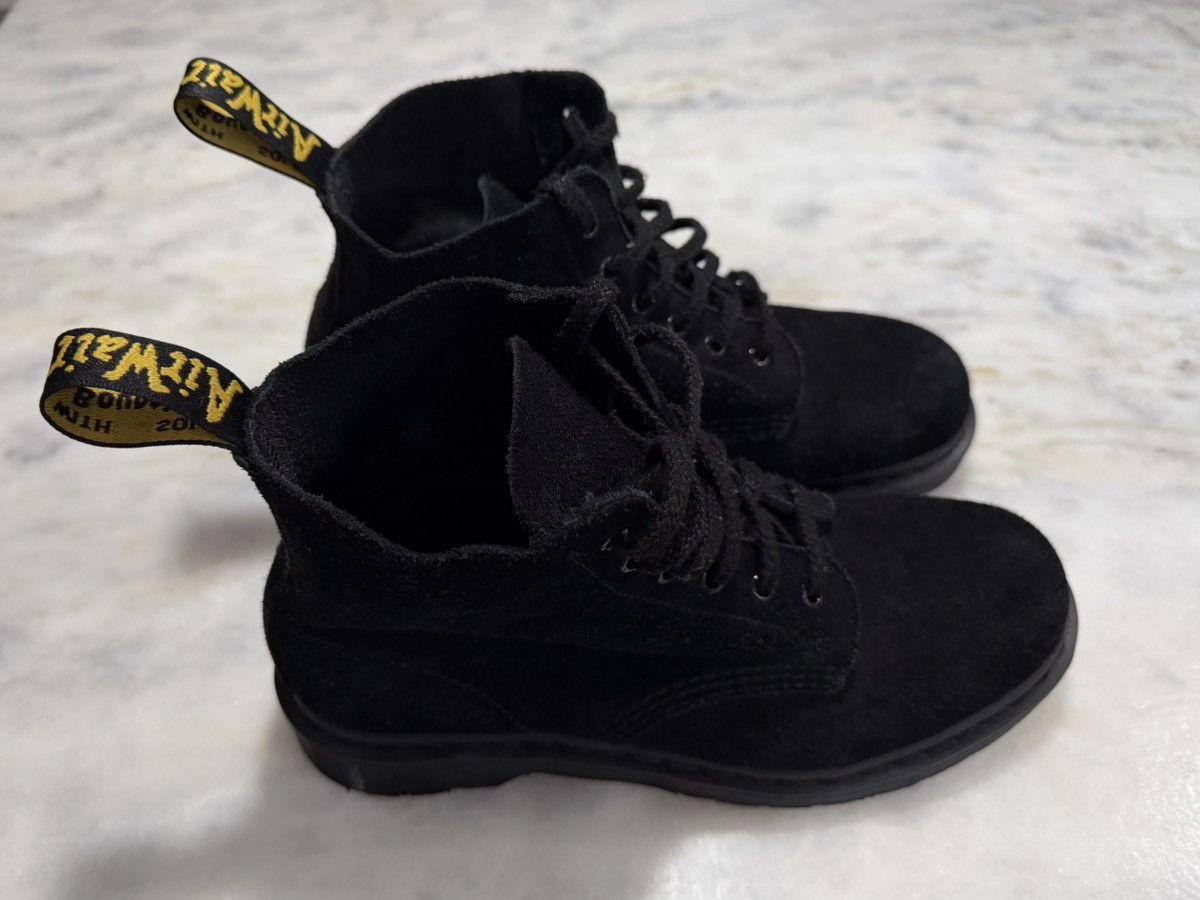 Dr. Martens Dr. Martens, 101 Mono Lace-Up Boot(Men)BlackSuedeBootsSize10 Size US 10 / EU 43 - 4 Thumbnail