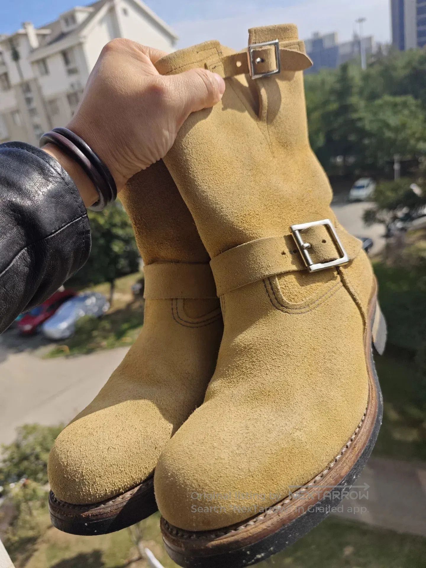 Red Wing 8268 Roughout Engineer Boots | Grailed