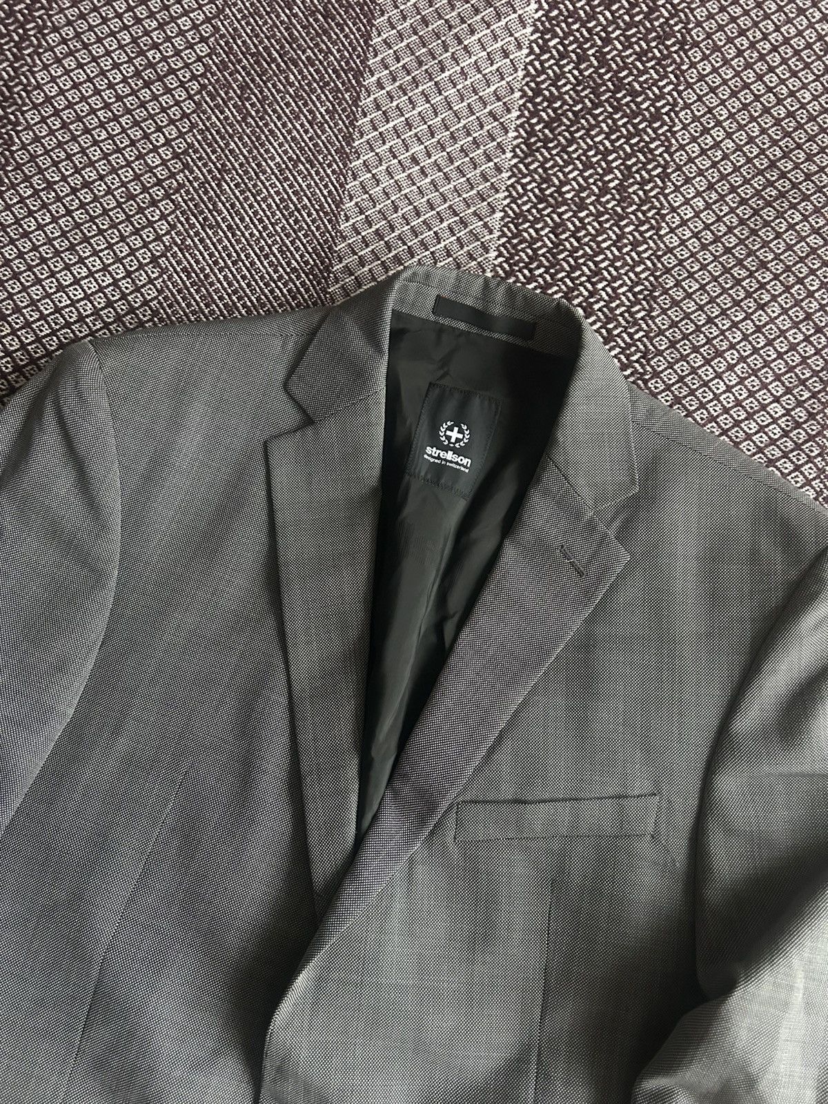 Strellson Strellson Wool Mens Suit 2 Button Solid Style Size 48 Luxury Size 38R - 5 Thumbnail