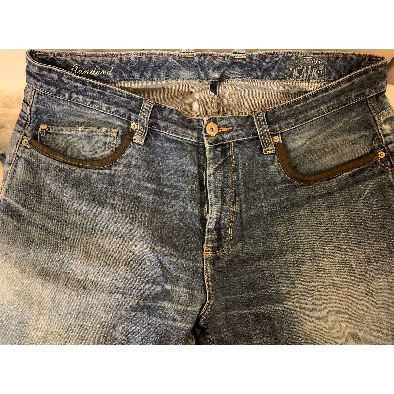 Tommy Bahama Tommy Bahama Jeans Standard 38 X 32 Leather Trim Pockets Size US 38 / EU 54 - 5 Thumbnail