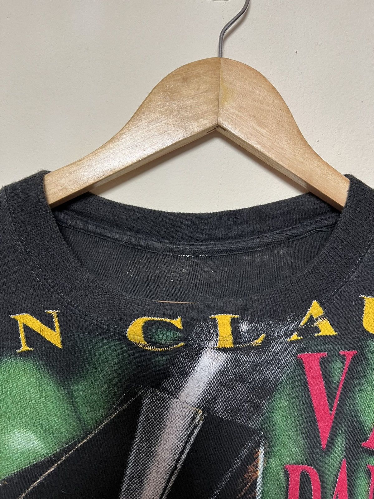 Vintage Vintage Jean-Claude Van Damme Bootleg 90s Vtg T-Shirt Size US L / EU 52-54 / 3 - 5 Thumbnail