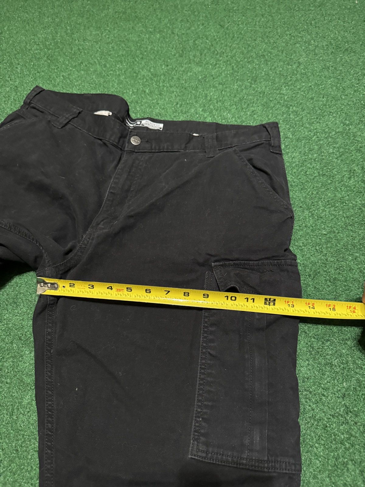 Carhartt Carhartt Black Cargo Baggy Relaxed Fit Mens 40x30 Pants Size US 40 / EU 56 - 9 Thumbnail