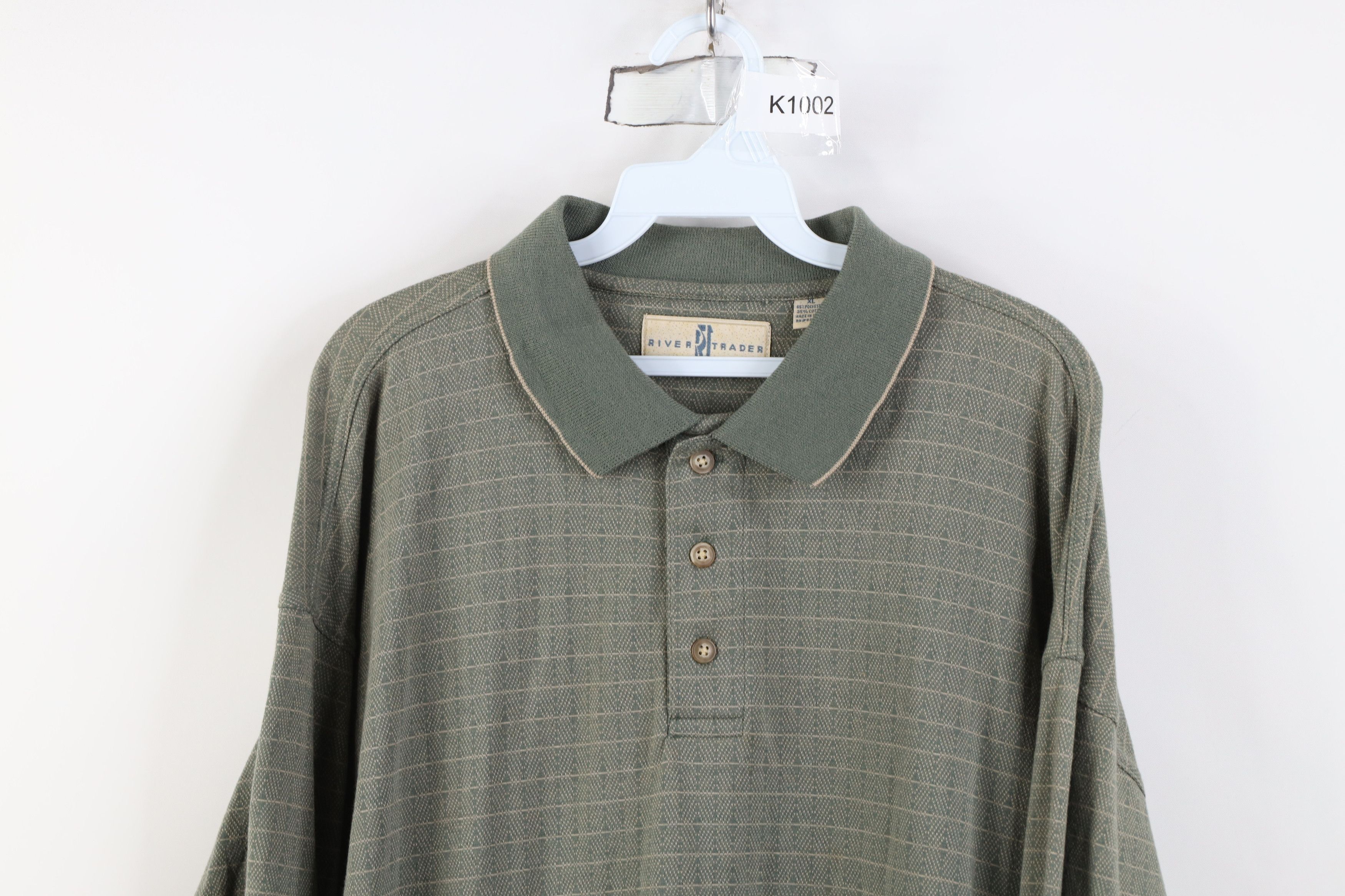 Vintage Vintage 90s Y2K Streetwear Collared Long Sleeve Rugby Polo Size US XL / EU 56 / 4 - 2 Thumbnail