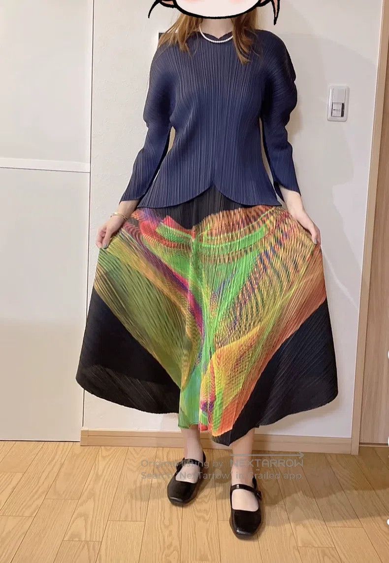 Issey Miyake Issey Miyake size:3 Trumpet Skirt Size 22" - 3 Thumbnail
