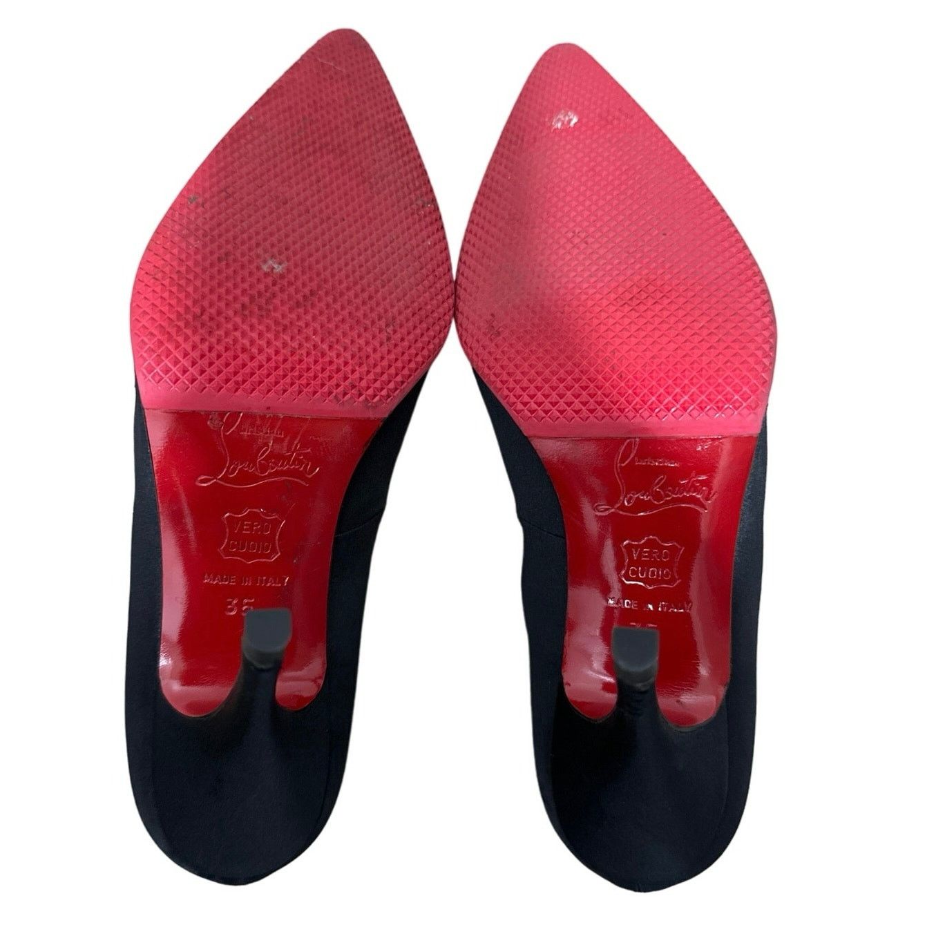 Christian Louboutin Christian Louboutin Satin Pumps Size 35 Women 4.5 Red Bottom Size US 4.5 / IT 34.5 - 8 Thumbnail