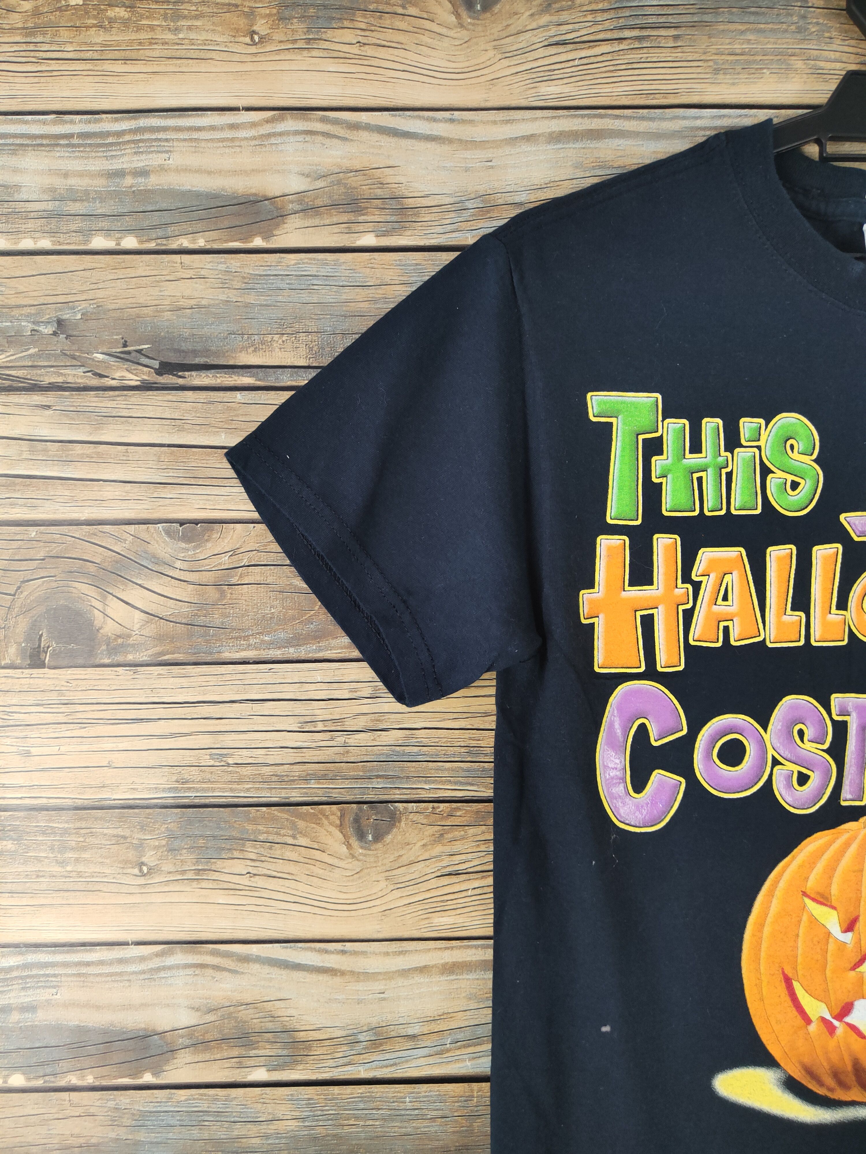 Japanese Brand DL Halloween Navy Short Sleeve T-shirt #2081 Size US S / EU 44-46 / 1 - 4 Thumbnail