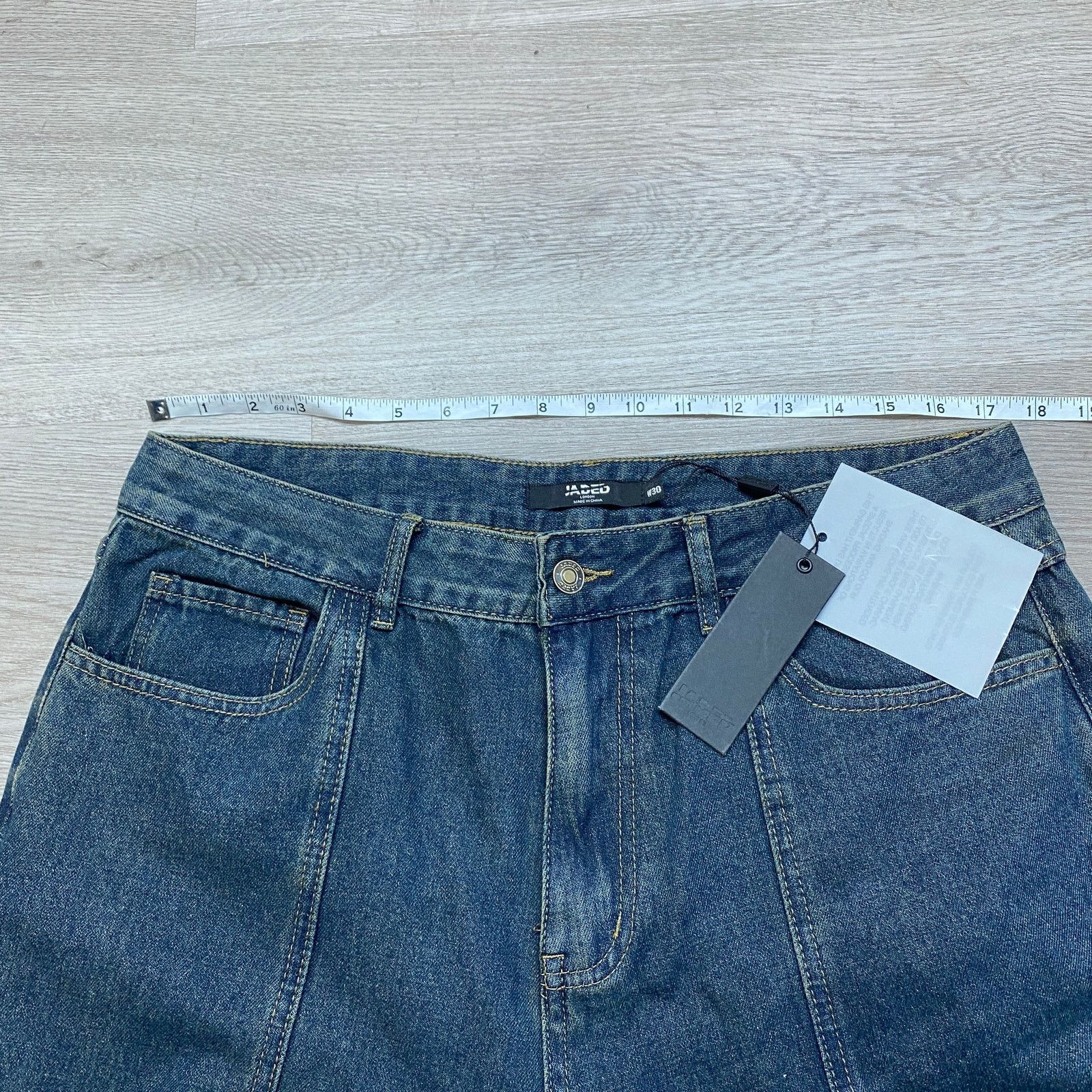 Jaded London NWT Jaded London Skirt Over Trouser Ombre Faded Jeans 30x31 Size US 30 / EU 46 - 5 Thumbnail