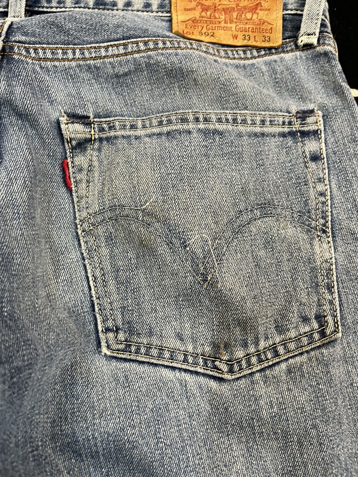 Levi's Vintage Levi’s 502 Faded Distressed Denim Size US 34 / EU 50 - 12 Thumbnail