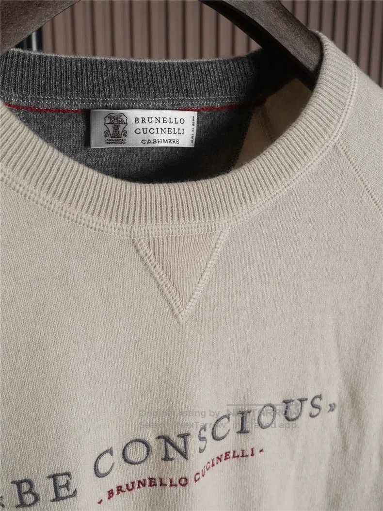 Brunello Cucinelli Brunello Cucinelli Pure Cashmere Hoodie Size US XL / EU 56 / 4 - 2 Thumbnail