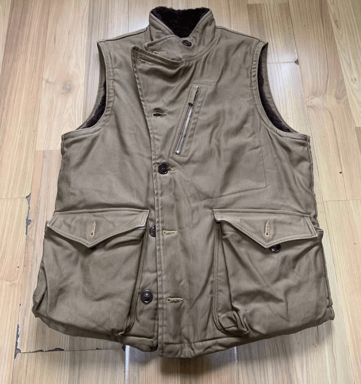 Freewheelers Freewheelers Avatar Vest in Khaki Size US M / EU 48-50 / 2 - 1 Thumbnail