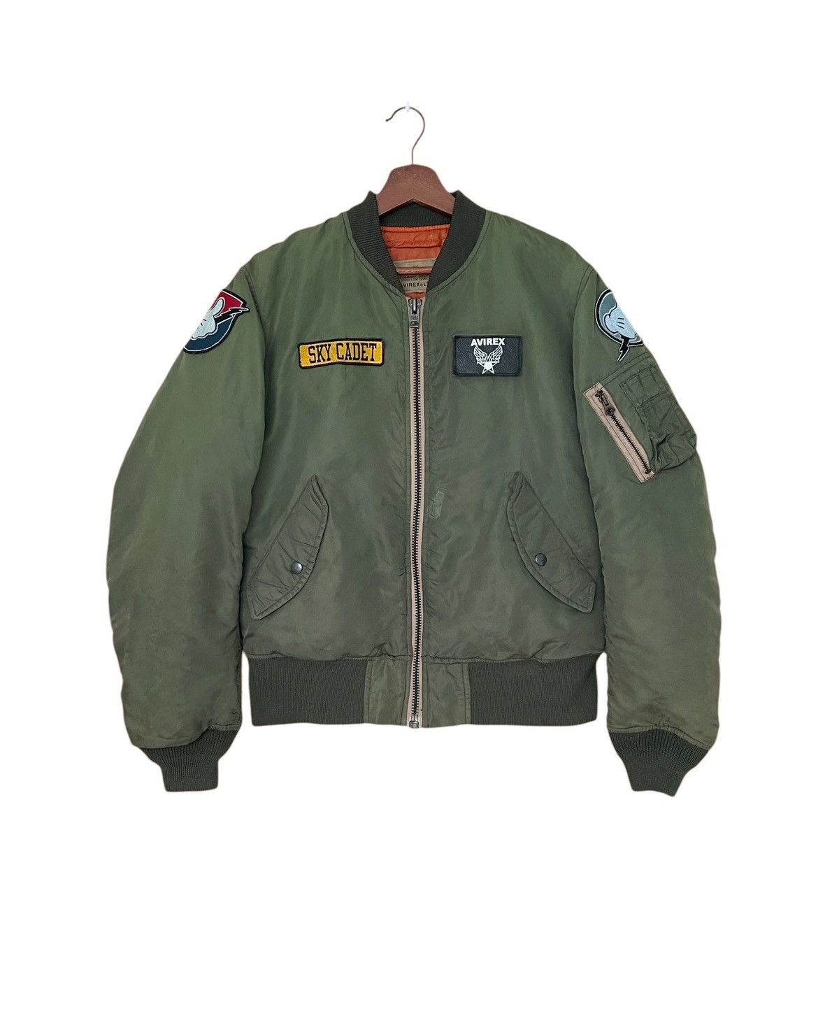 Avirex Vintage Brand Avirex Mickey Mouse Flight Jacket 2000s Size US M / EU 48-50 / 2 - 1 Thumbnail