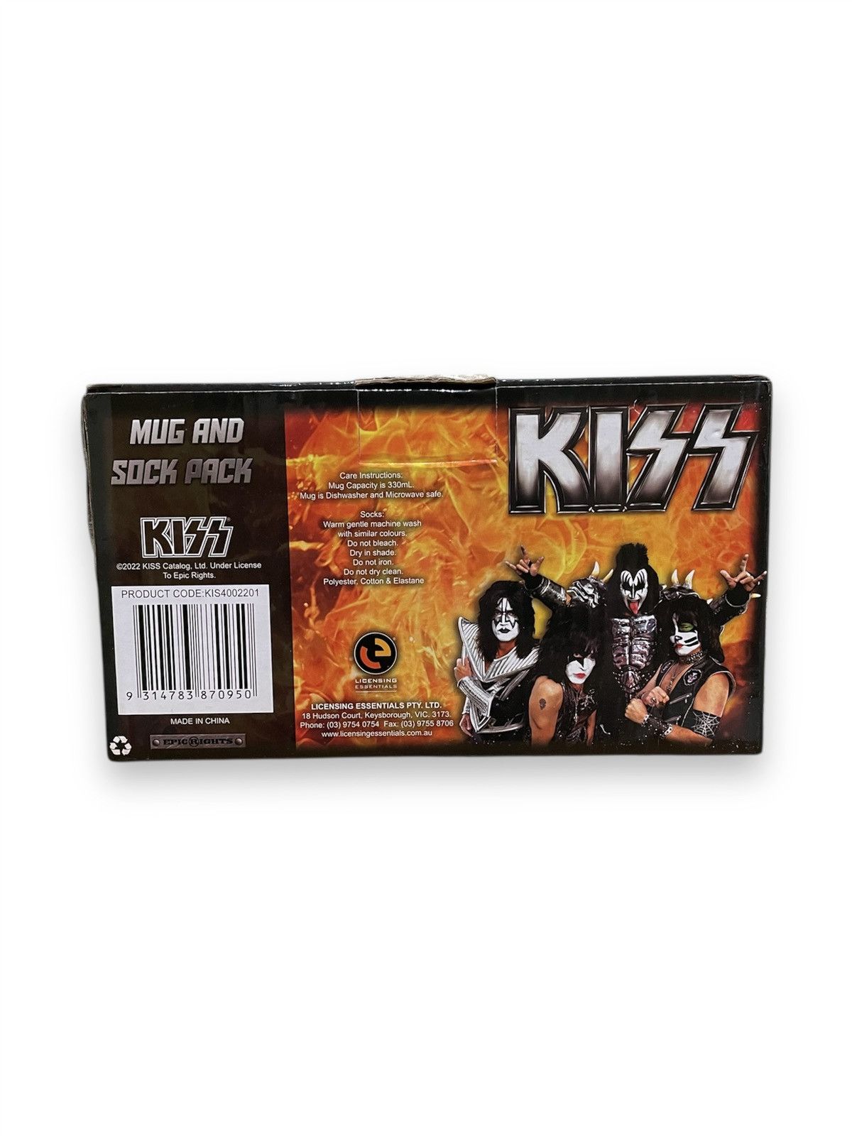 Band Tees KISS OFFICIAL COFFEE MUG & SOCK PACK (2022) Size ONE SIZE - 3 Thumbnail