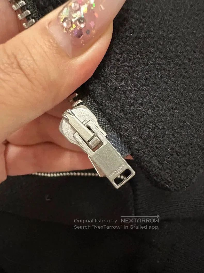 Saint Laurent Paris Saint Laurent Paris Black Zipper Jacket. Size US S / EU 44-46 / 1 - 4 Thumbnail