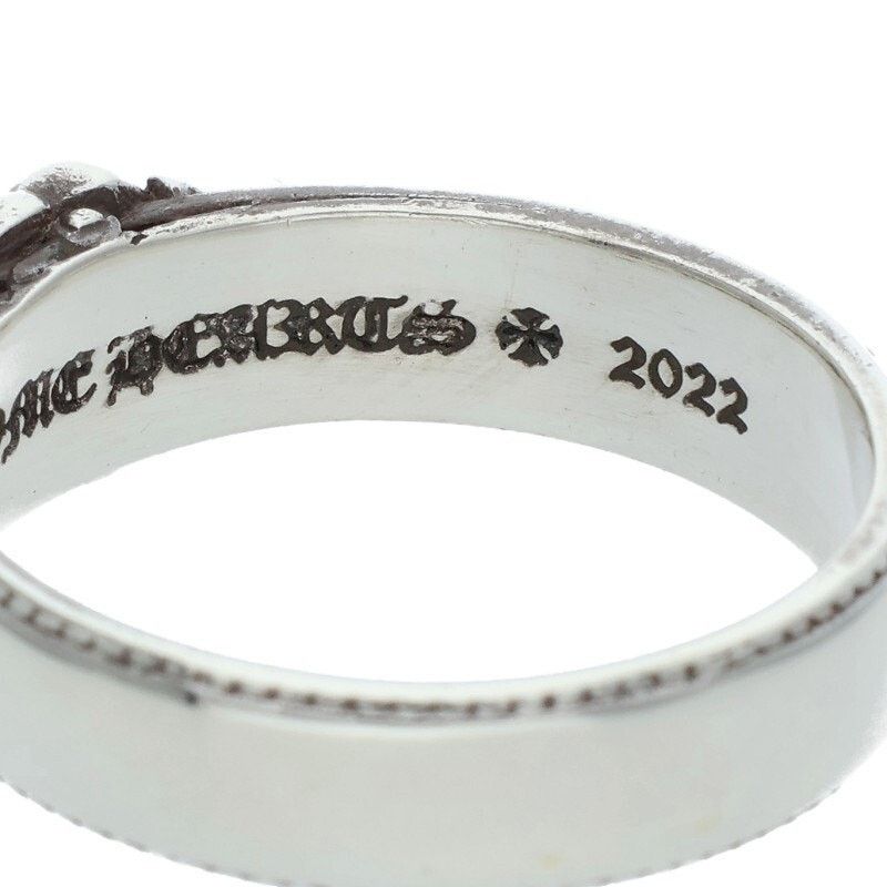 Chrome Hearts Chrome Hearts Belted CH Logo Small Silver Ring Size ONE SIZE - 4 Thumbnail