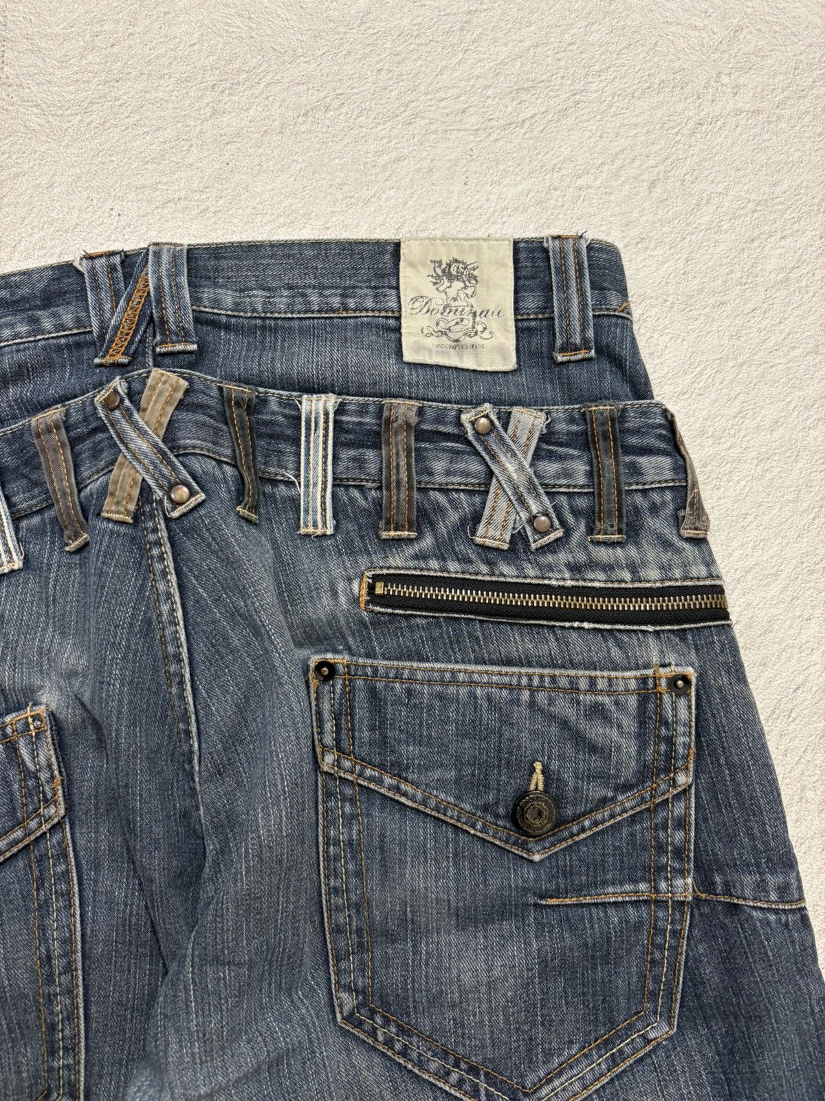 Hysteric Glamour 💥Double Waist 90s Japanese Washed jeans denim Size US 34 / EU 50 - 9 Thumbnail