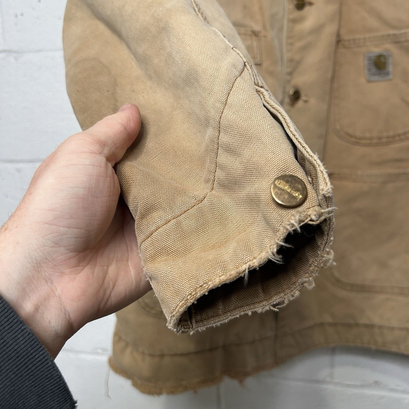 Carhartt Vintage Carhartt Quilted Chore Coat “Tan” 6QLCT Size US M / EU 48-50 / 2 - 5 Thumbnail