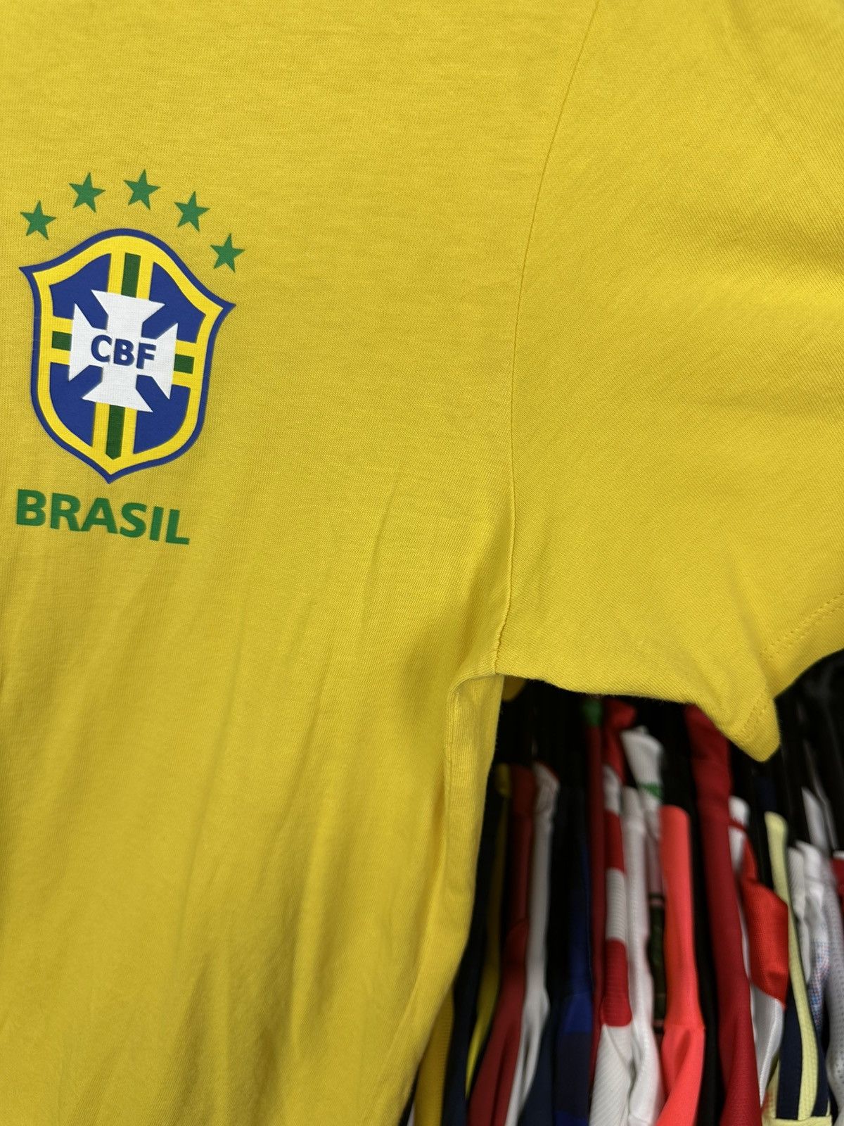 Nike Brazil Football Club Tee Shirt 888320-749 Size L Jersey Size US M / EU 48-50 / 2 - 6 Thumbnail