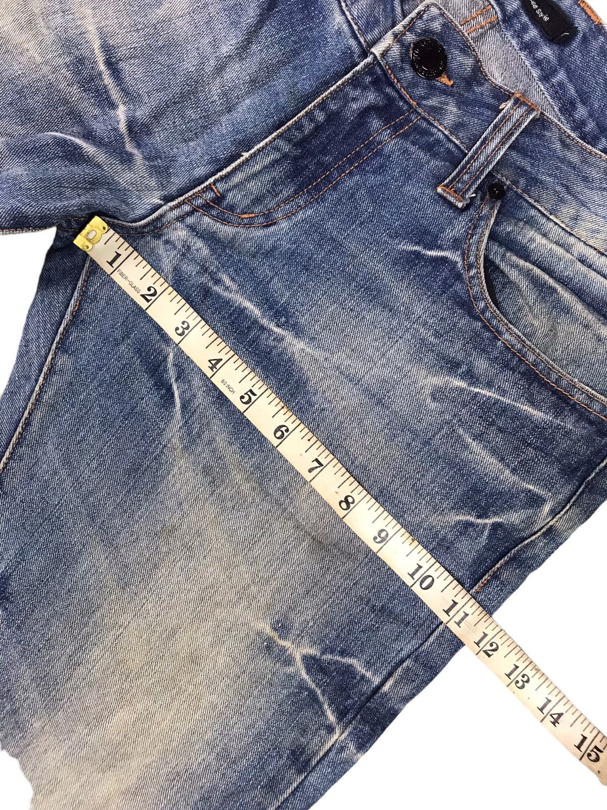 Japanese Brand AUTHENTIC ROOT THREE STYLE BIKERS JEANS Size US 35 - 14 Thumbnail