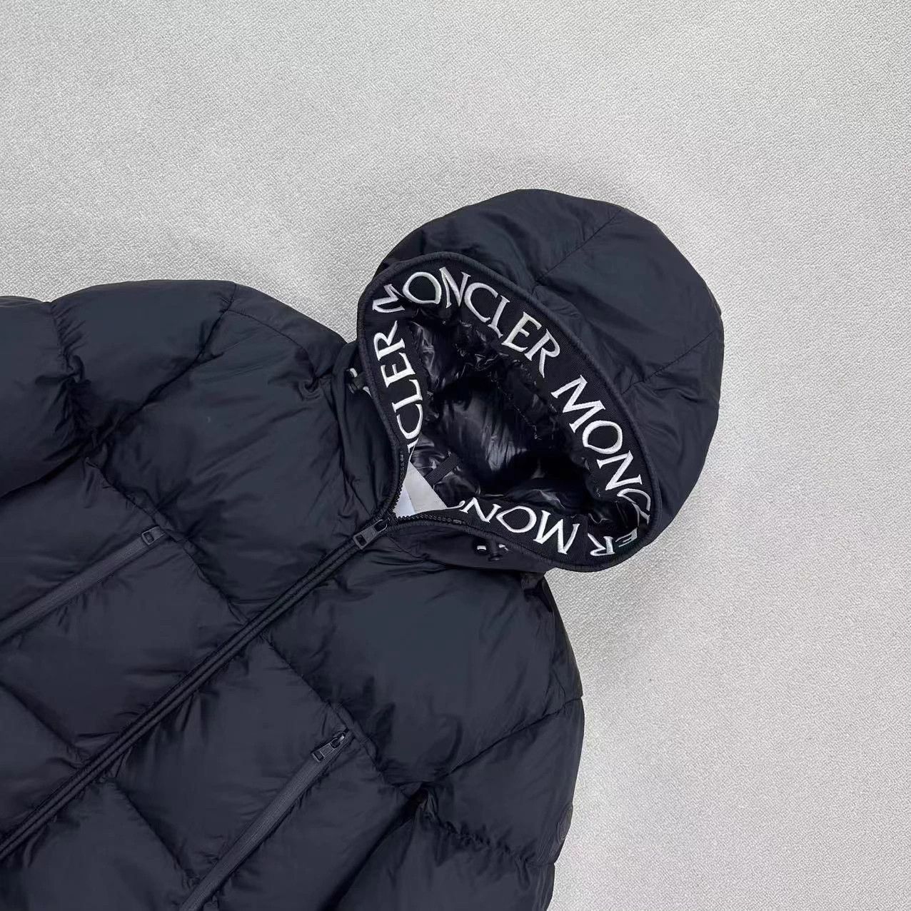 Moncler MONCLER Embroidered Logo Hooded Down Coat 5 Mint Size XXL / US 16-18 / IT 52-54 - 3 Thumbnail