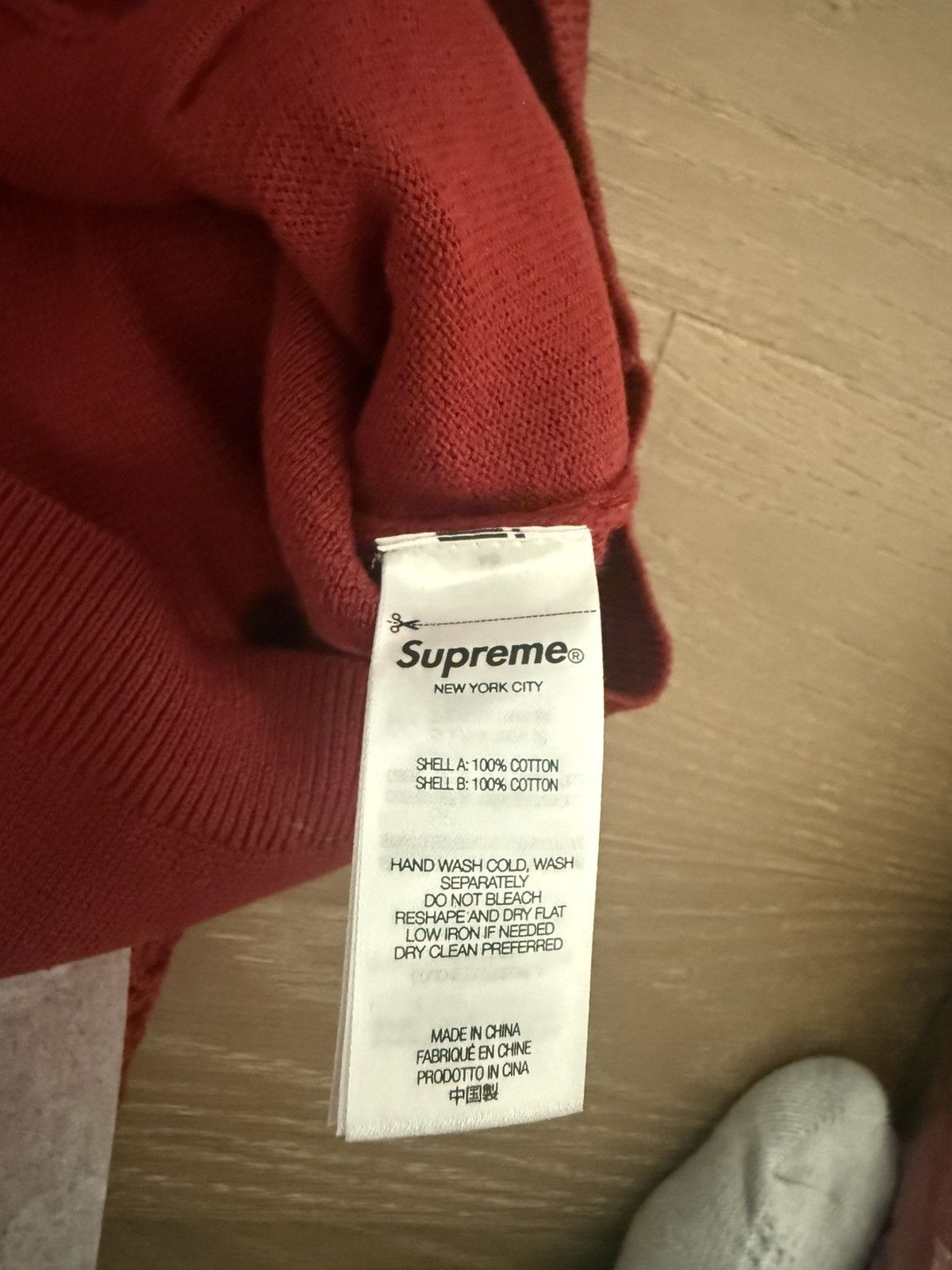 Supreme Supreme 25SS Crochet Zip Up Cardigan Size Small Red Size US S / EU 44-46 / 1 - 3 Thumbnail