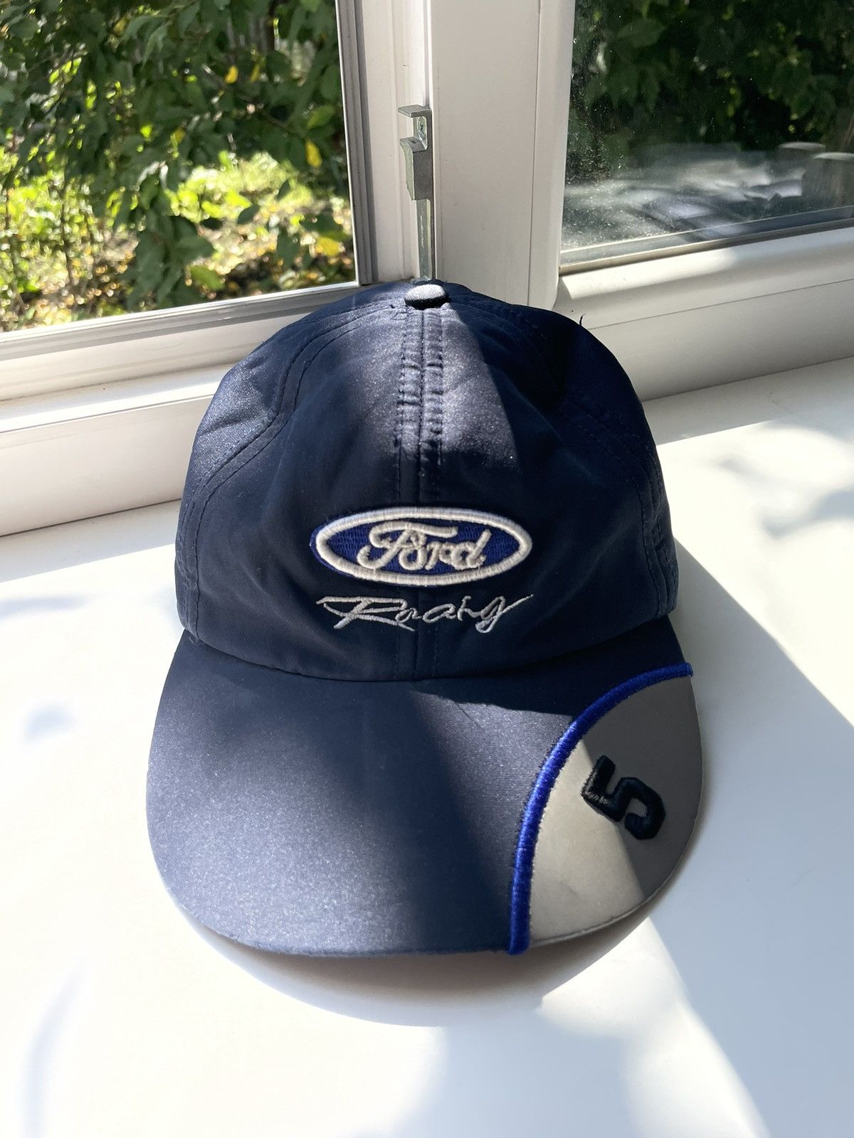 Ford Vintage Y2K Ford Racing #5 Nylon Cap Blue RARE Size ONE SIZE - 1 Thumbnail