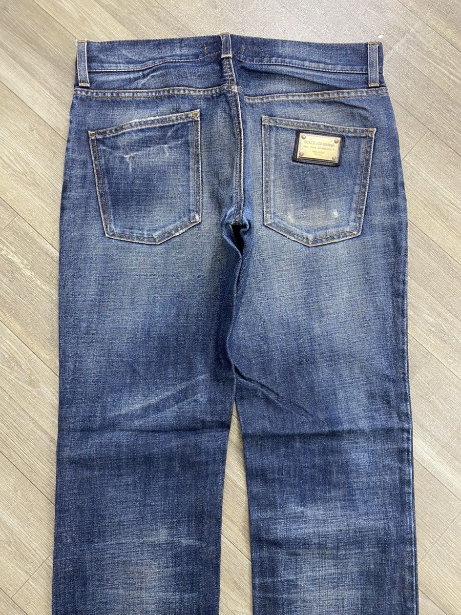 Dolce & Gabbana 2000s Dolce Gabbana Mudmax Distressed Lgb Style Jeans Size US 34 / EU 50 - 18 Thumbnail