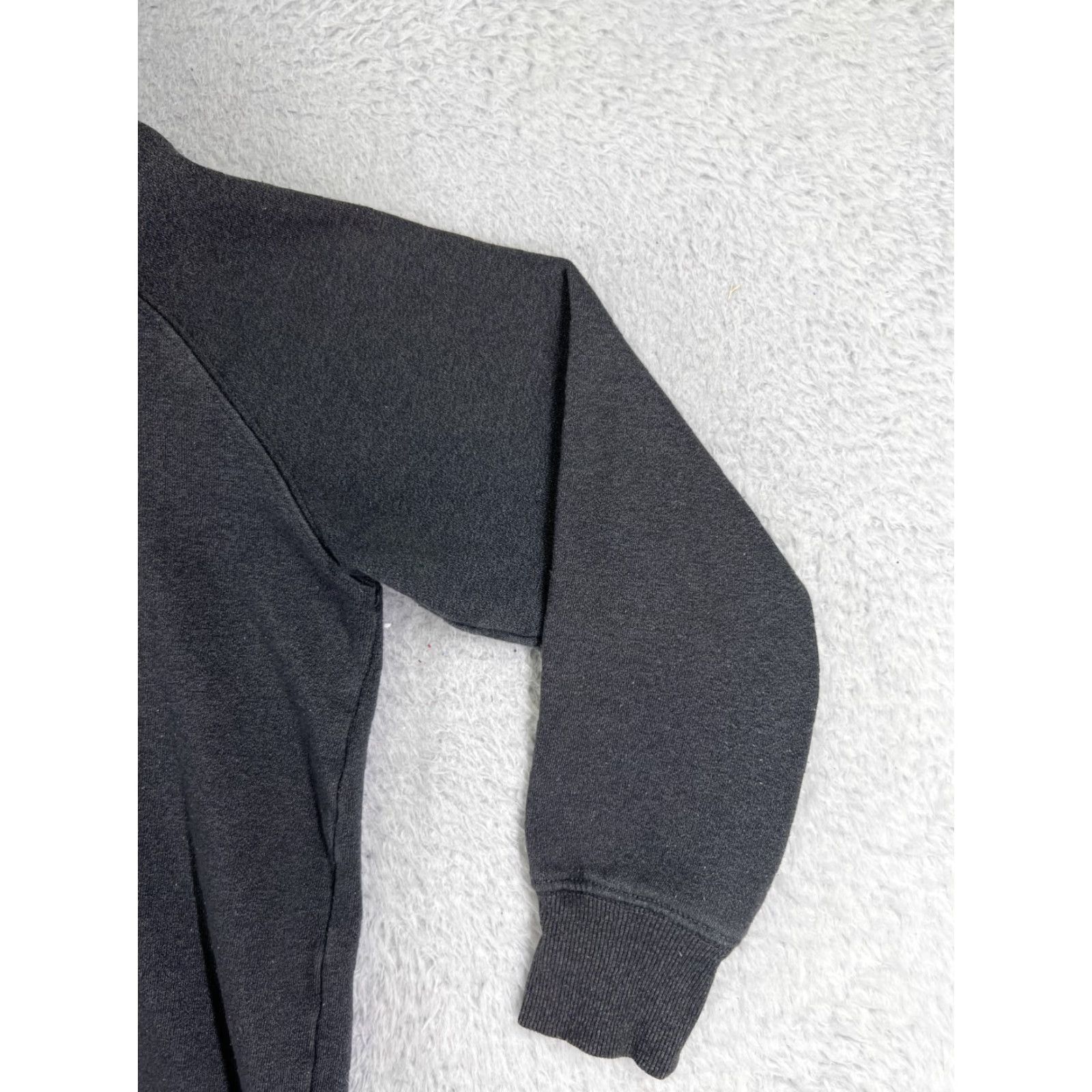 The North Face The North Face Hoodie Pullover Womens Large Gray Red Sewn Logo Pocket Sweater Size L / US 10 / IT 46 - 6 Thumbnail