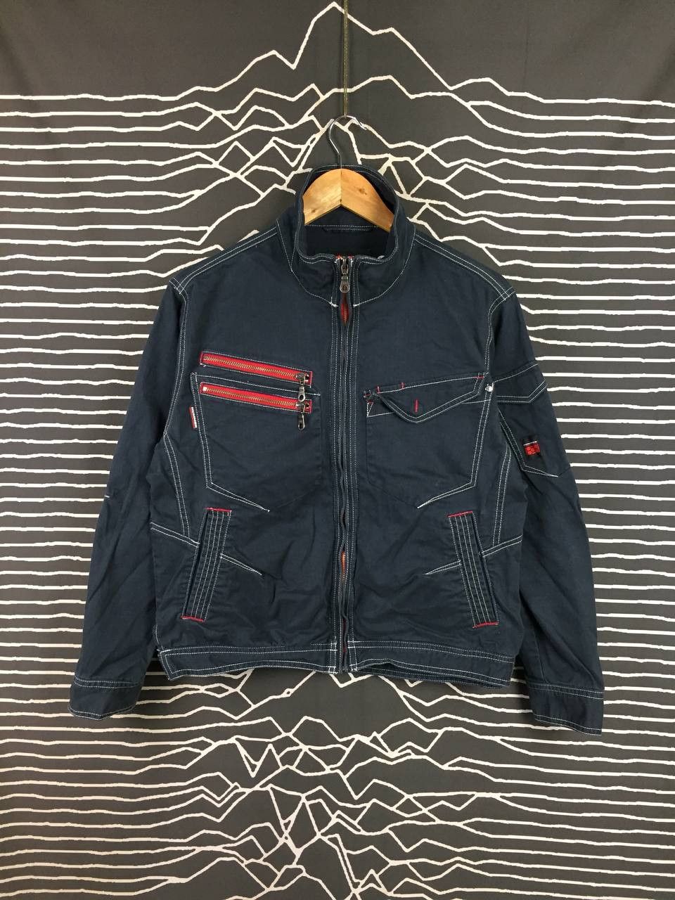 Vintage Hummer Tactical Workwear Utility Cropped Fit Jacket Size US L / EU 52-54 / 3 - 2 Thumbnail