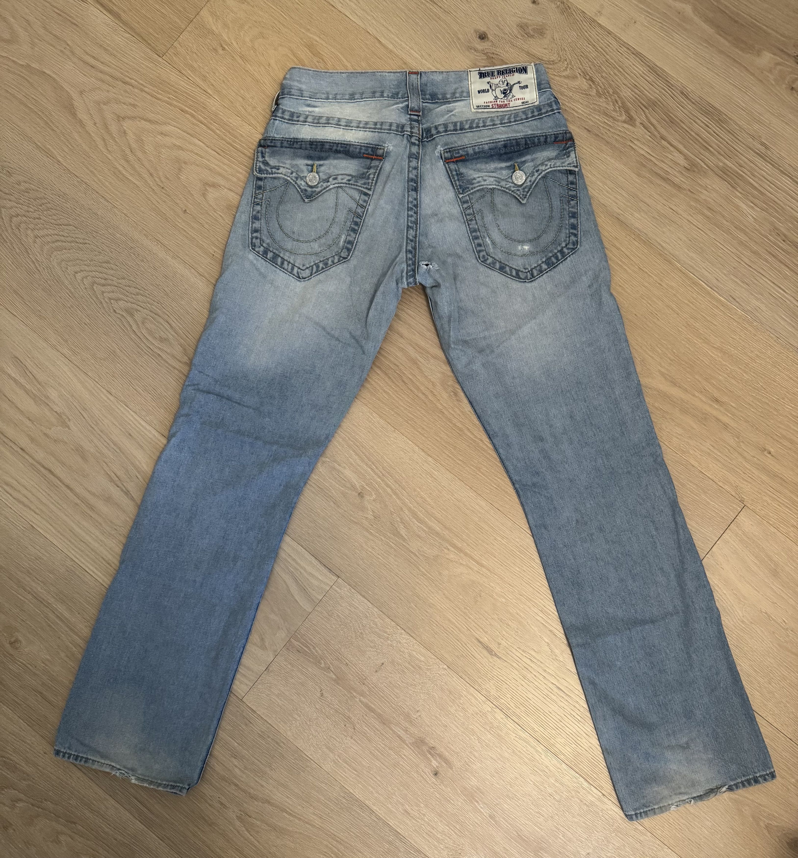 True Religion Hand Picked Straight Mens Jean Size US 31 - 2 Thumbnail