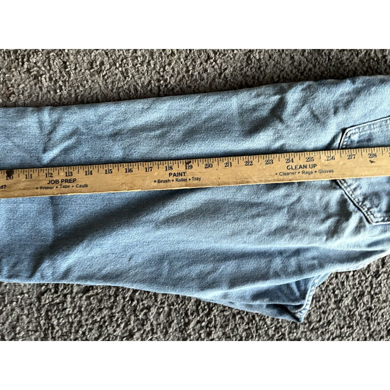 Vintage L.L. Bean Capri Jeans Women Classic Fit Size 10 Blue Dark Denim 5-Pocket Comfort Size 32" / US 10 / IT 46 - 7 Thumbnail