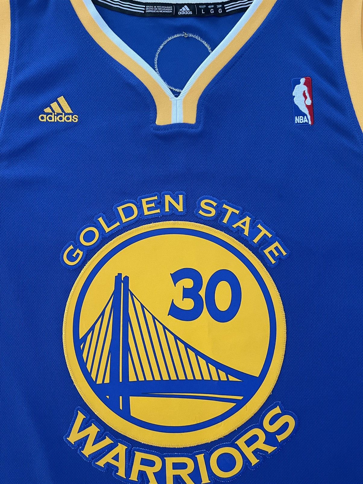 Adidas Adidas - Official - NBA Jersey - Warriors - Curry - L Size US L / EU 52-54 / 3 - 3 Thumbnail