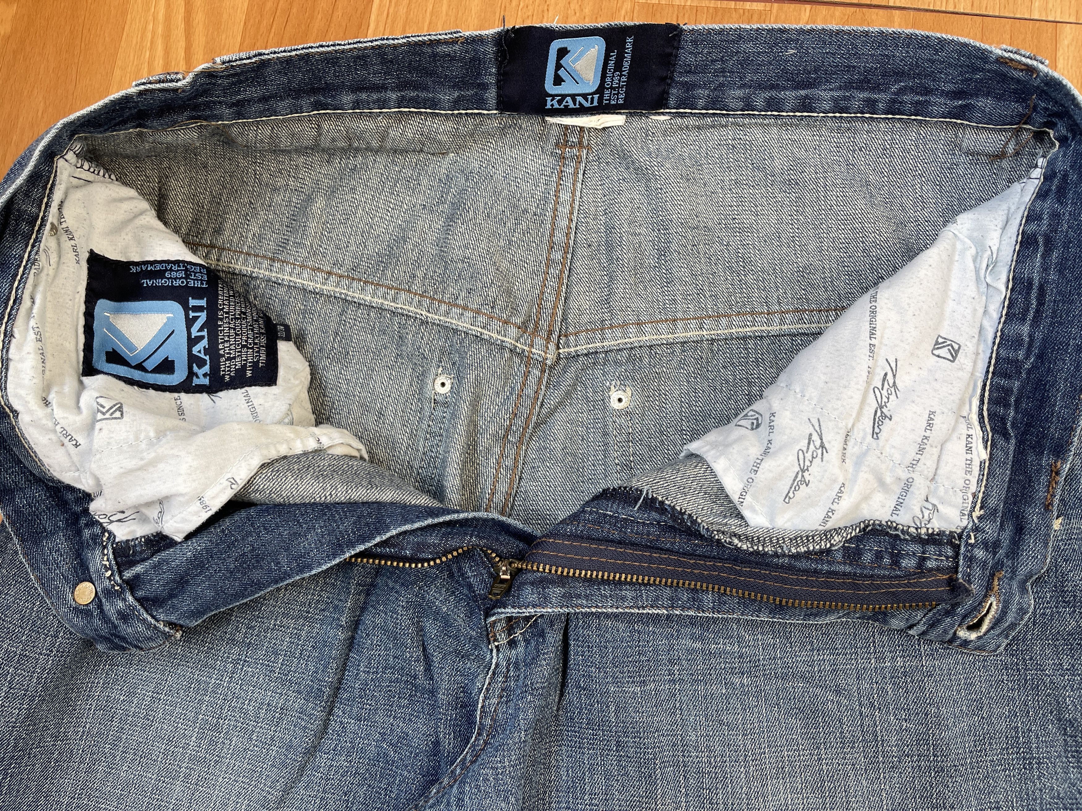 Karl Kani KARL KANI jeans, baggy, vintage Kani jeans, 90s hip hop W 32 Size US 32 / EU 48 - 12 Thumbnail