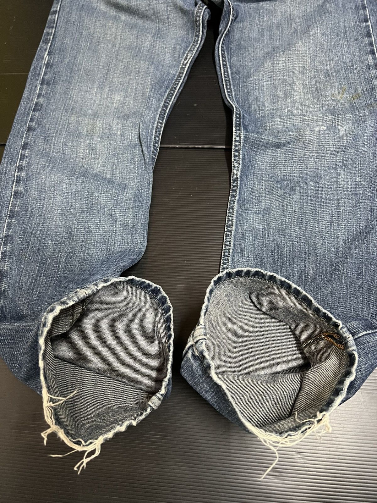Volcom 🔥HOT DROPS🔥 Vintage 90s Thrashed Volcom Skate Jeans Size US 32 / EU 48 - 2 Thumbnail