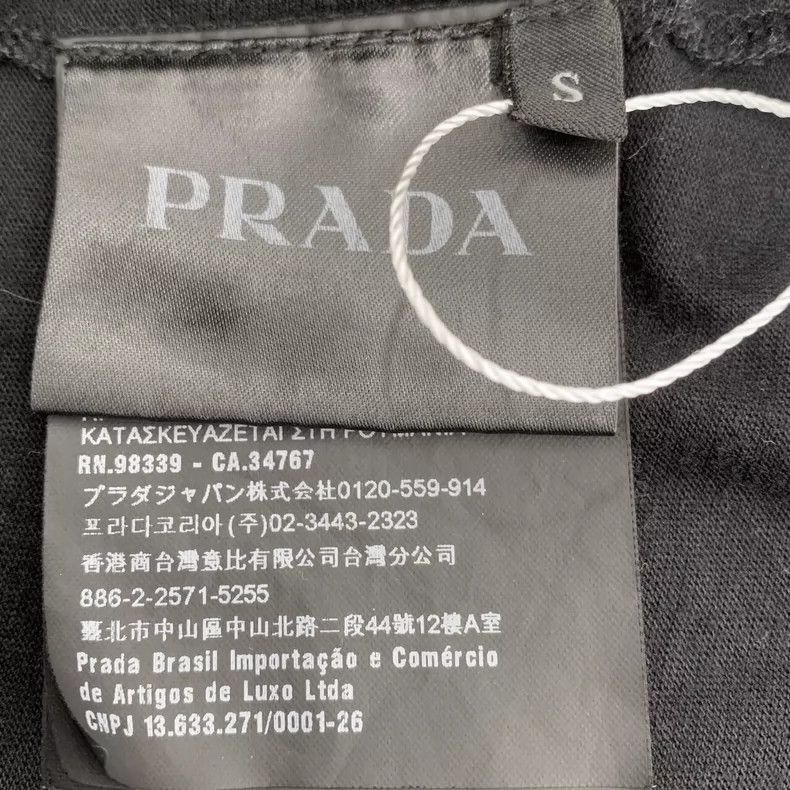 Prada Prada Dog Print Black Cotton TShirt Size S -2505 Size US S / EU 44-46 / 1 - 7 Thumbnail