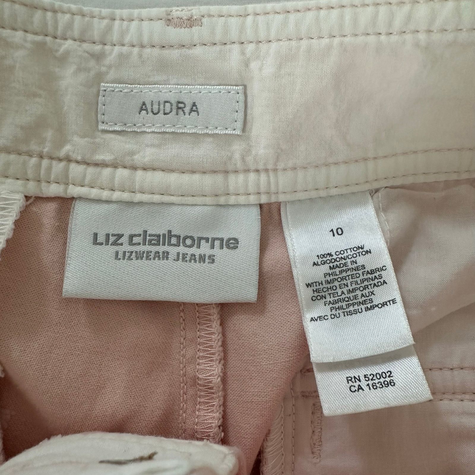 Liz Claiborne Women's Pink High Rise Liz Claiborne Audra Size 6 Size 28" / US 6 / IT 42 - 2 Thumbnail