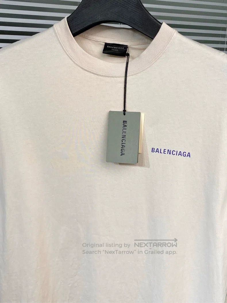 Balenciaga Balenciaga Short-sleeved T-shirt with letter print logo, l Size US XS / EU 42 / 0 - 3 Thumbnail