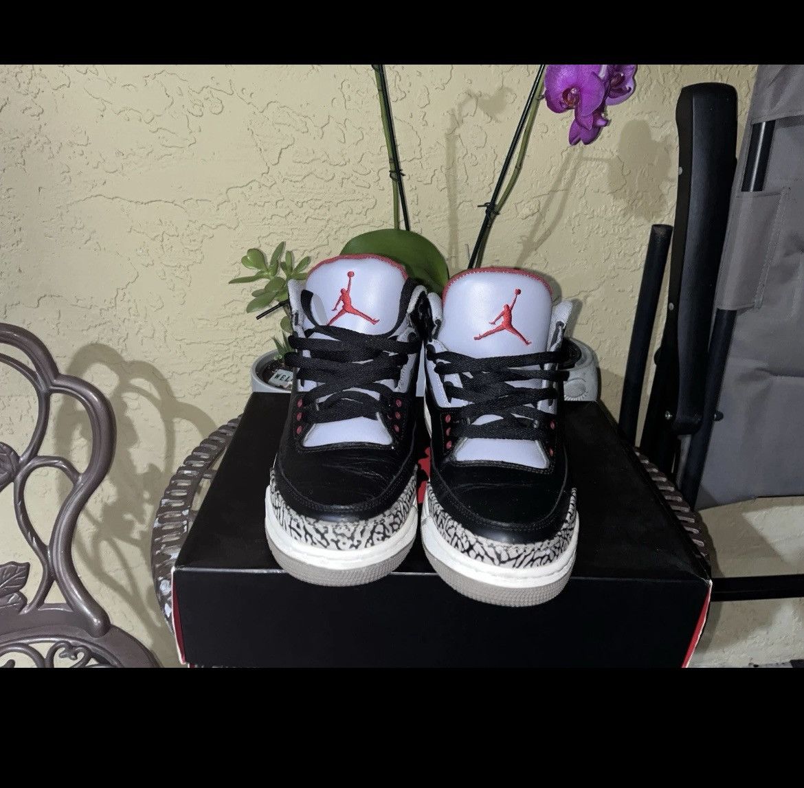 Jordan Brand 2011 Jordan 3 black cement Size US 10.5 / EU 43-44 - 3 Thumbnail